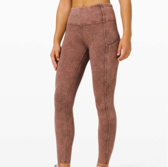 Lululemon Leggings - Ice Washed Earth | Size 6